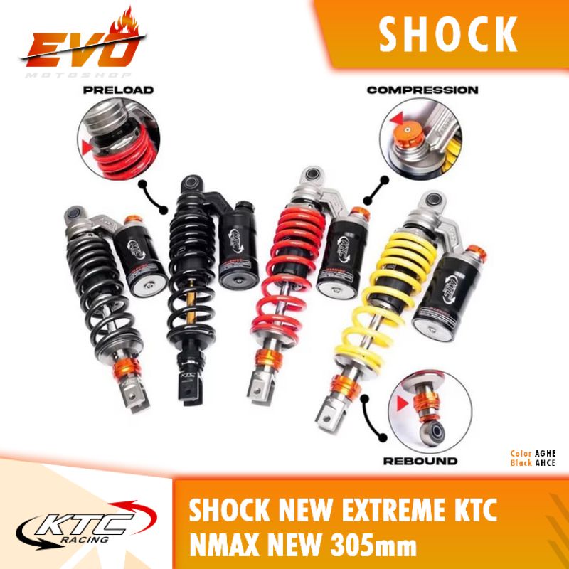 SHOCK KTC NEW  EXTREME NMAX NEW 305
