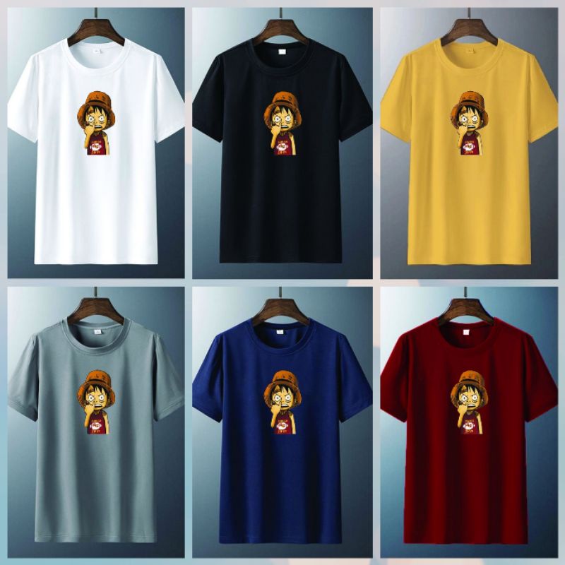 KAOS KAOS PRIA UKURAN S M L XL XXL XXXL  TOPI NGUPIL