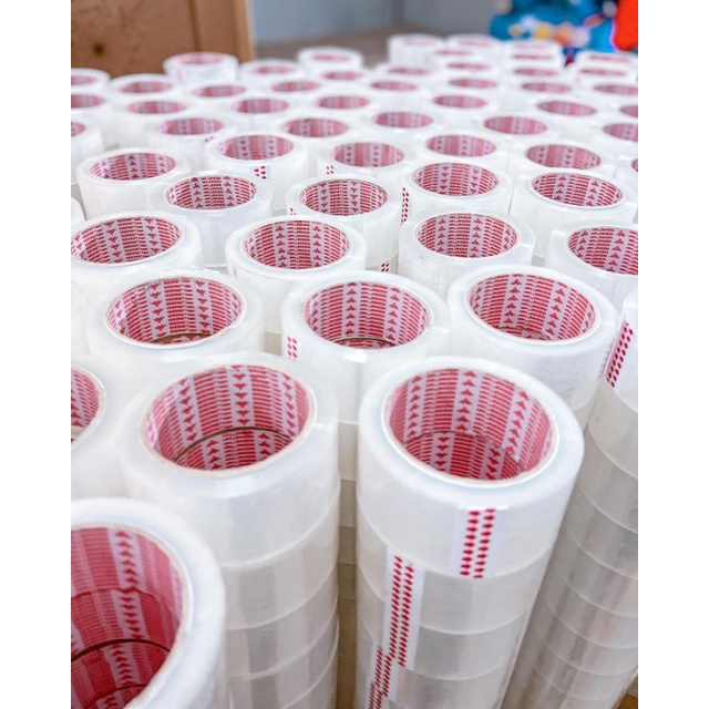 Lakban Bening Packing Isolasi Tape Besar Clear Opp 100yard full 45mm 2inch