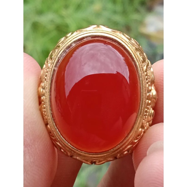 ✅ Batu Raflesia Orange Redish ( Batu Akik asli Bengkulu - bukan bacan obi red baron pacitan borneo b