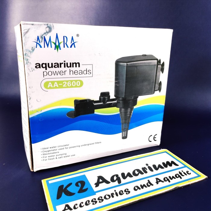 Amara aa 2600 pompa celup filter sirkulasi amara 2600 / 2800 liter
