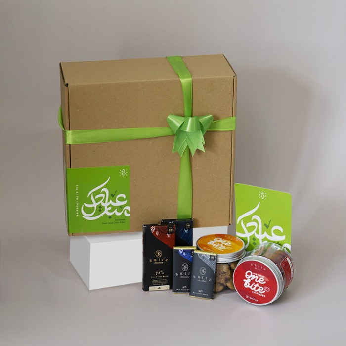 

[COD] Briiz - Hampers Dark chocolate - Paket Saudara, brown box