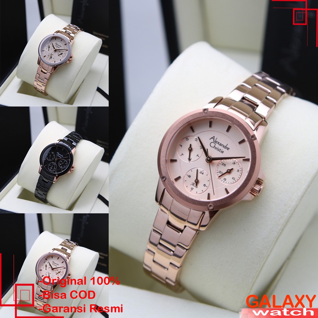ALEXANDRE CHRISTIE JAM TANGAN WANITA TERBARU JAM ORIGINAL JAM TANGAN ALEXANDRE CHRISTIE WANITA JAM A