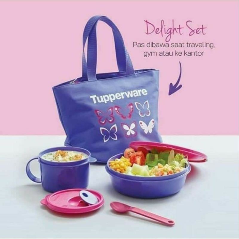 

Tupperware Delight Set Lunch set bekal