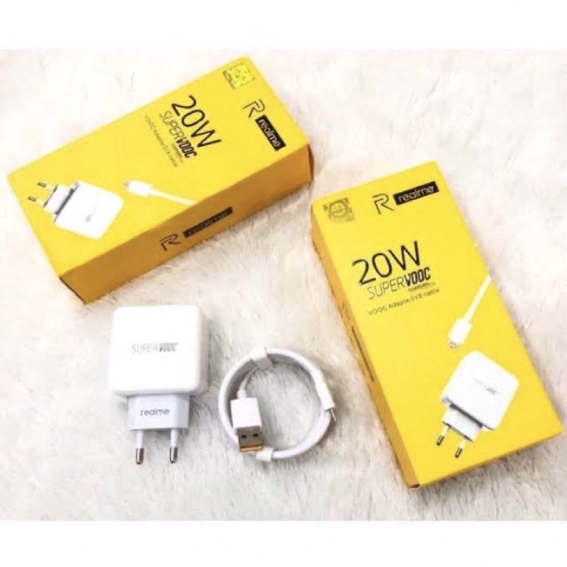 Charger Realme R15 Ori 99 20watt Usb Micro Putih