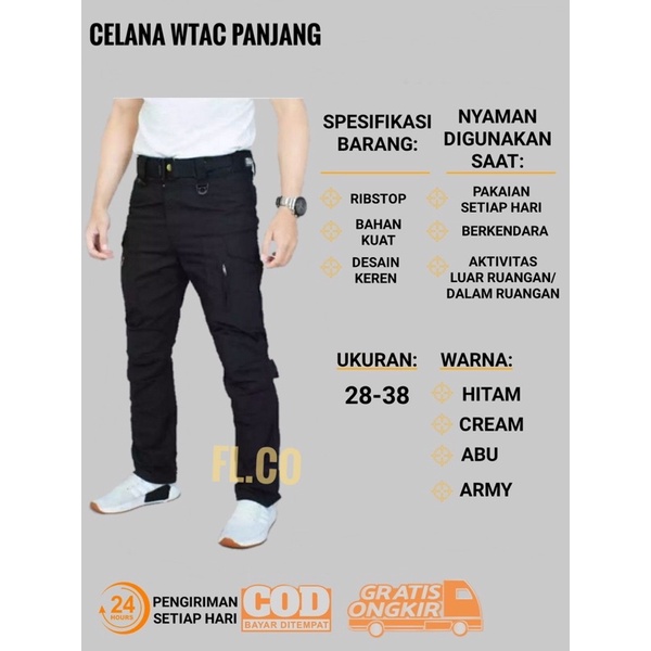 COD celana tactical w-tac panjang celana outdoor