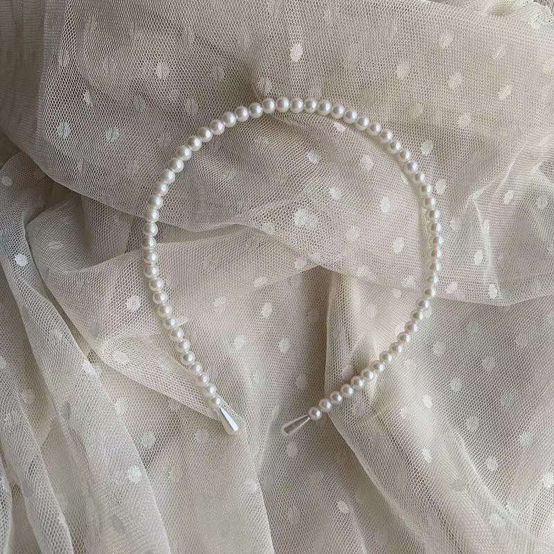 Bando Korea Mutiara Pearl Headband Korea HairBand / Bando Mutiara Gaya Korea Fashion Wanita Import