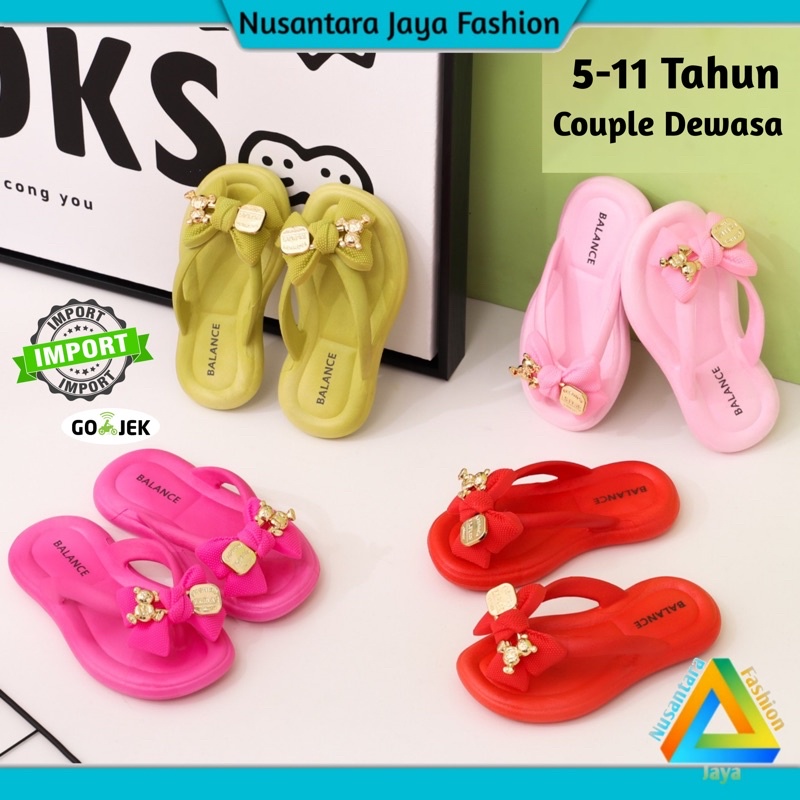 6.6 Sandal Jepit Pita Jelly Wanita Kekinian Balance 9001-13