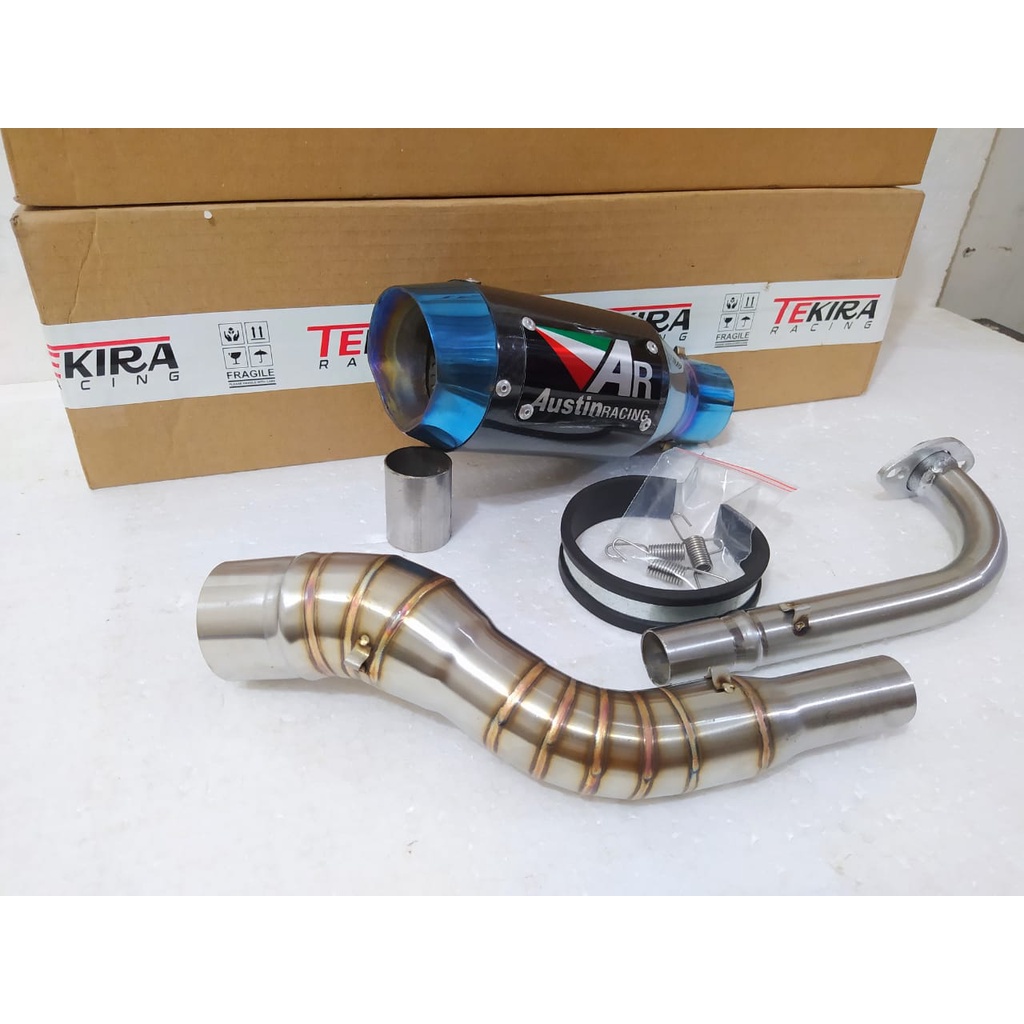 Knalpot AR Austin GP1R Pcx Adv Vario 160 150 125 110 New Keyless Led Fi Techno Bohlam Beat Deluxe eS