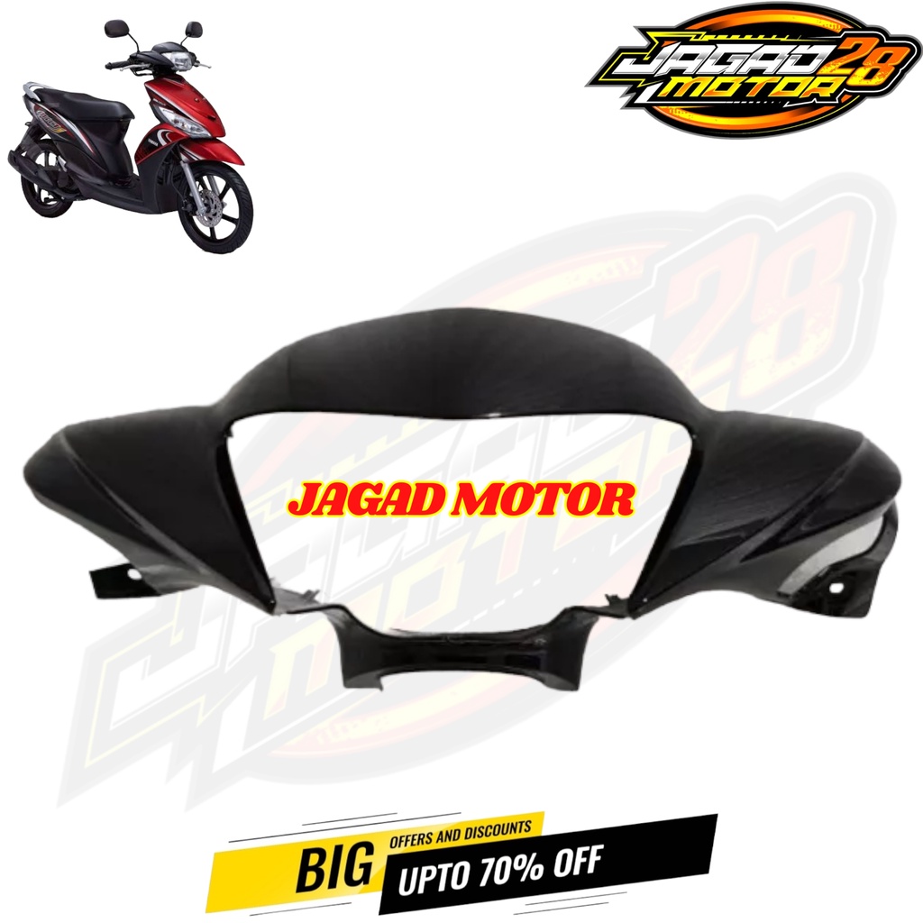 Batok Depan Yamaha Mio J Hitam / Kepala Depan Yamaha Mio J Hitam / Batok Kepala Depan Yamaha Mio J Warna Hitam / Batok Lampu Depan Yamaha Mio J Waarna Hitam