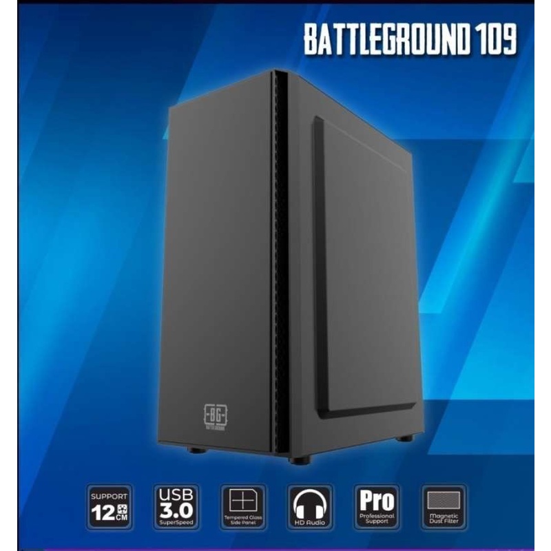 Casing Simbadda BattleGround 109 ATX, mATX Tempered Glass