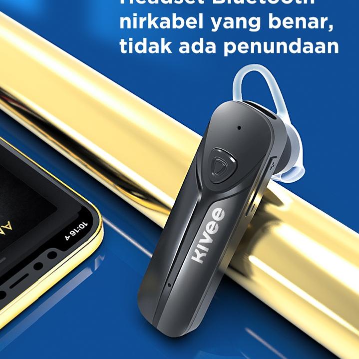 Terbaik Headset Bluetooth Wireless Single Earphone With Mic Car Driver Earphone Business Headset Blu