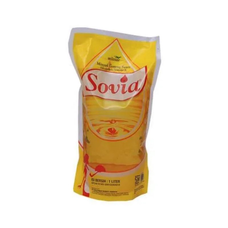 

Sovia minyak goreng refil 1 liter