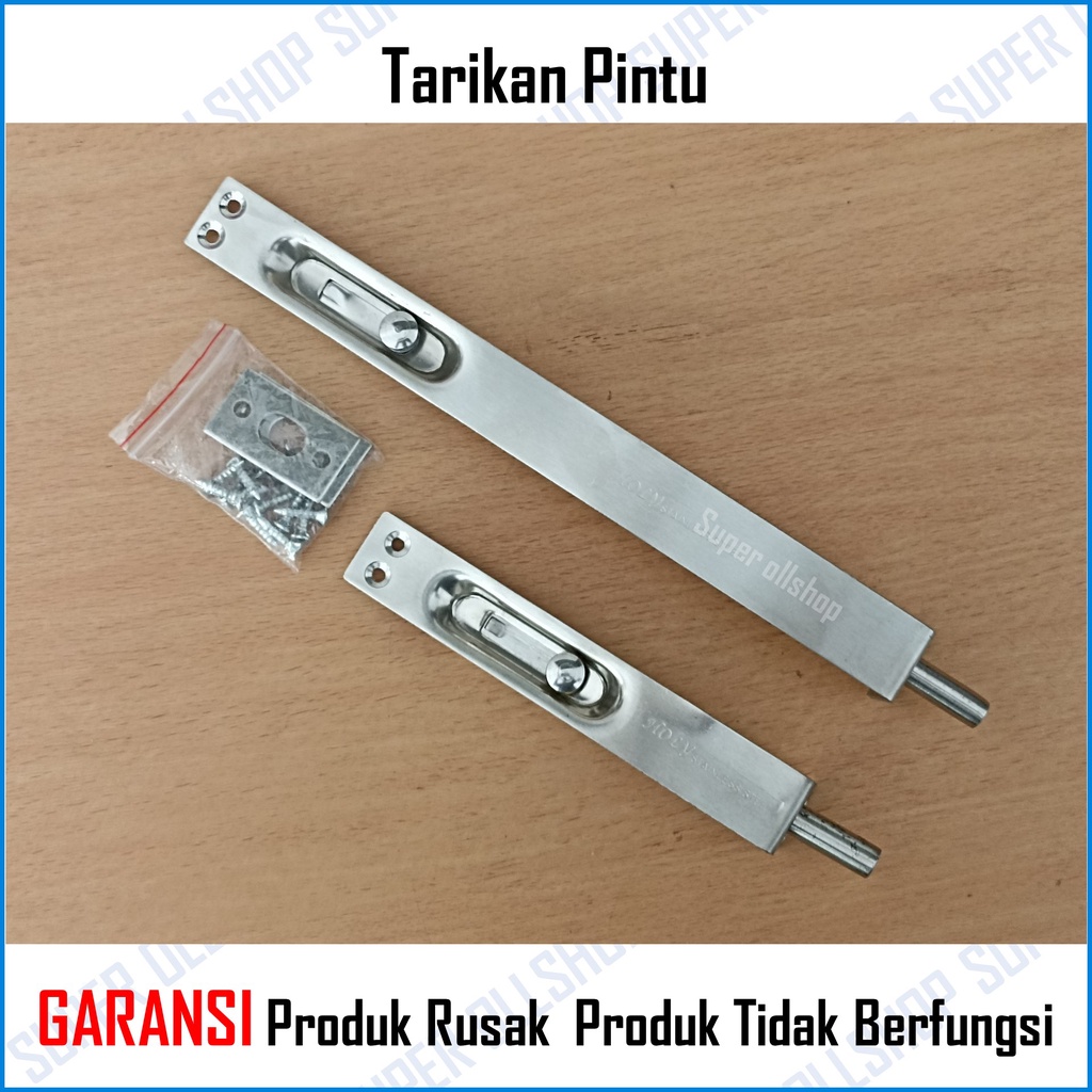 Handle Pintu Rumah Minimalis Tarikan Gagang Stainless 1 Set Pegangan 2 Daun Pintu Kupu Tarung Door Pull Murah