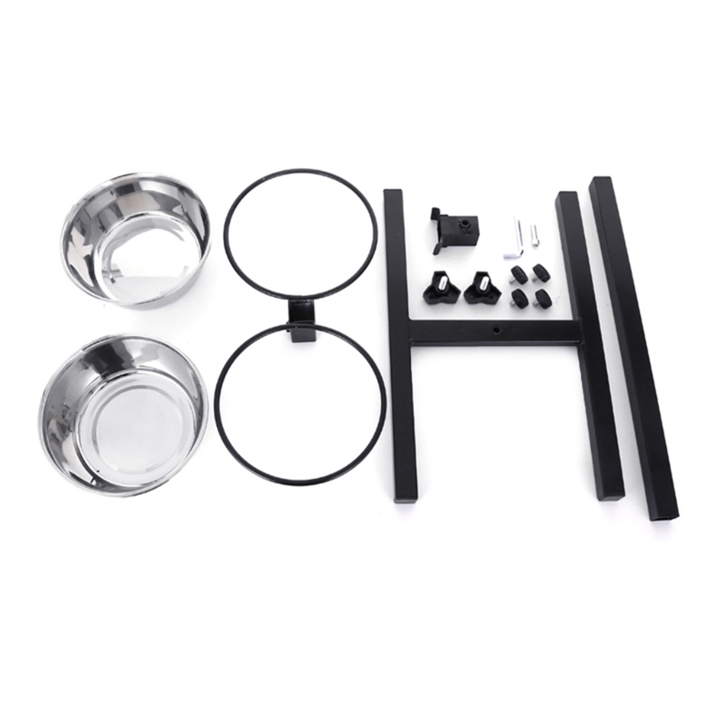 Mangkok Makan Dan Minum Bahan Stainless Steel Anti slip Untuk Anjing Dan Kucing