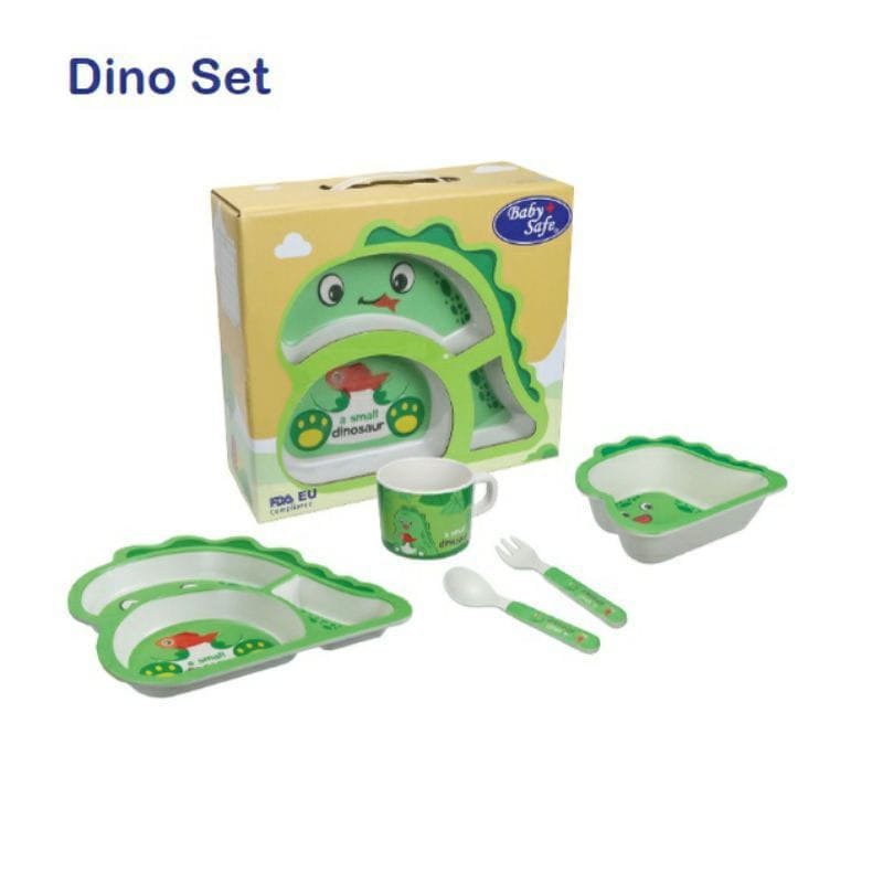 Baby Safe Feeding Set (FS607/FS608) - Tempat Makan Bayi