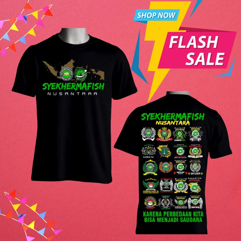 Kaos Syekhermafish / Kaos Syekhermania Murah / Baju Syekhermania / Kaos Syekhermania / Kaos Sholawat