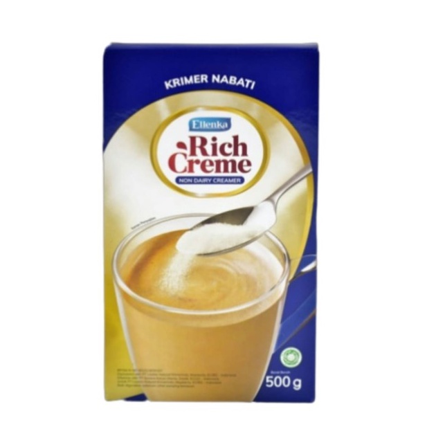 

ELLENKA Rich Creme Non Dairy Creamer Krimer Nabati 500gr