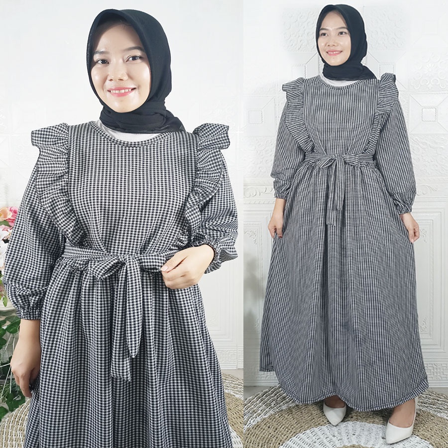CARLINA FASHION HAYYA KOTAK DRESS LIPITA GAMIS TARTA