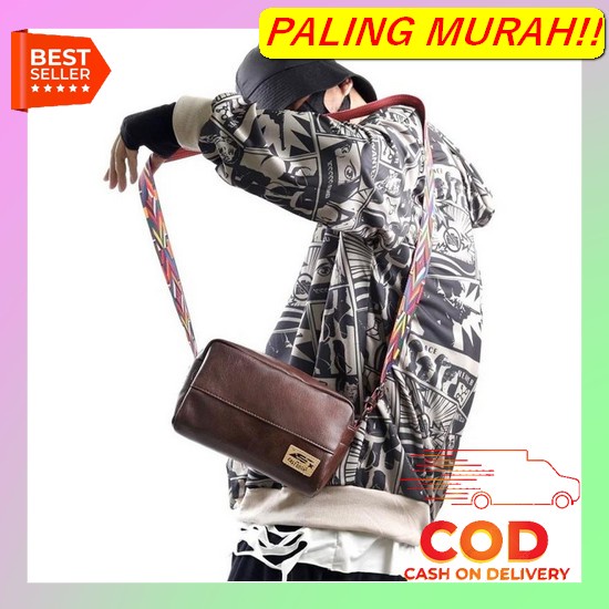 Tas Slempang Pria Simpel Tas Slempang Pria Anti Air Tas Selempang Pria Tas Selempang Kulit Pria Wani