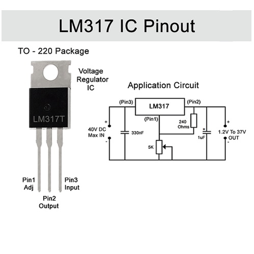 LM 317 For Regulator LM317 Transitor 3 Kaki 3pin