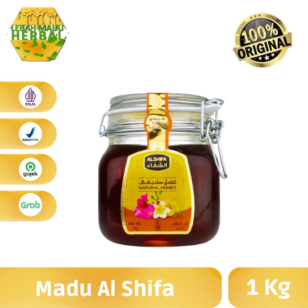 

Madu Al shifa 1kg Natural Honey Toples Kawat Quality Premium | Asli Arab Saudi