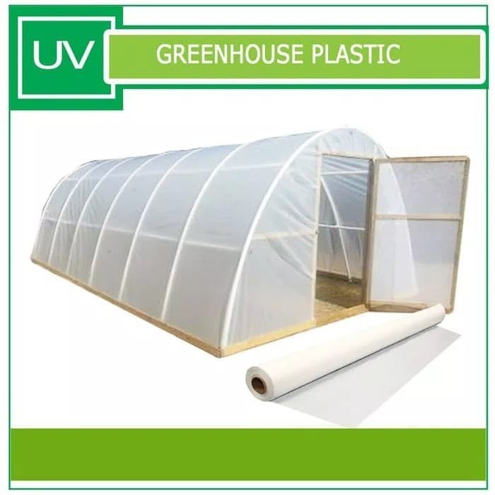 Plastik UV Atap Green House Tanaman Hidroponik Lebar 3 Meter Kualitas Plastik Tebal Warna Putih Susu Harga Termurah Kualitas Terbaik