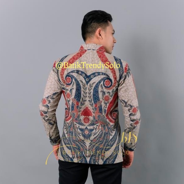 Hem  Kemeja Baju Batik Pria Cowok Laki Laki Slimfit Full Lapis Furing Lengan Panjang Lengan Pendek Original Asli Batik Jumanta Solo Laweyan Size S M L Xl XXL Bahan Katun Premium  151