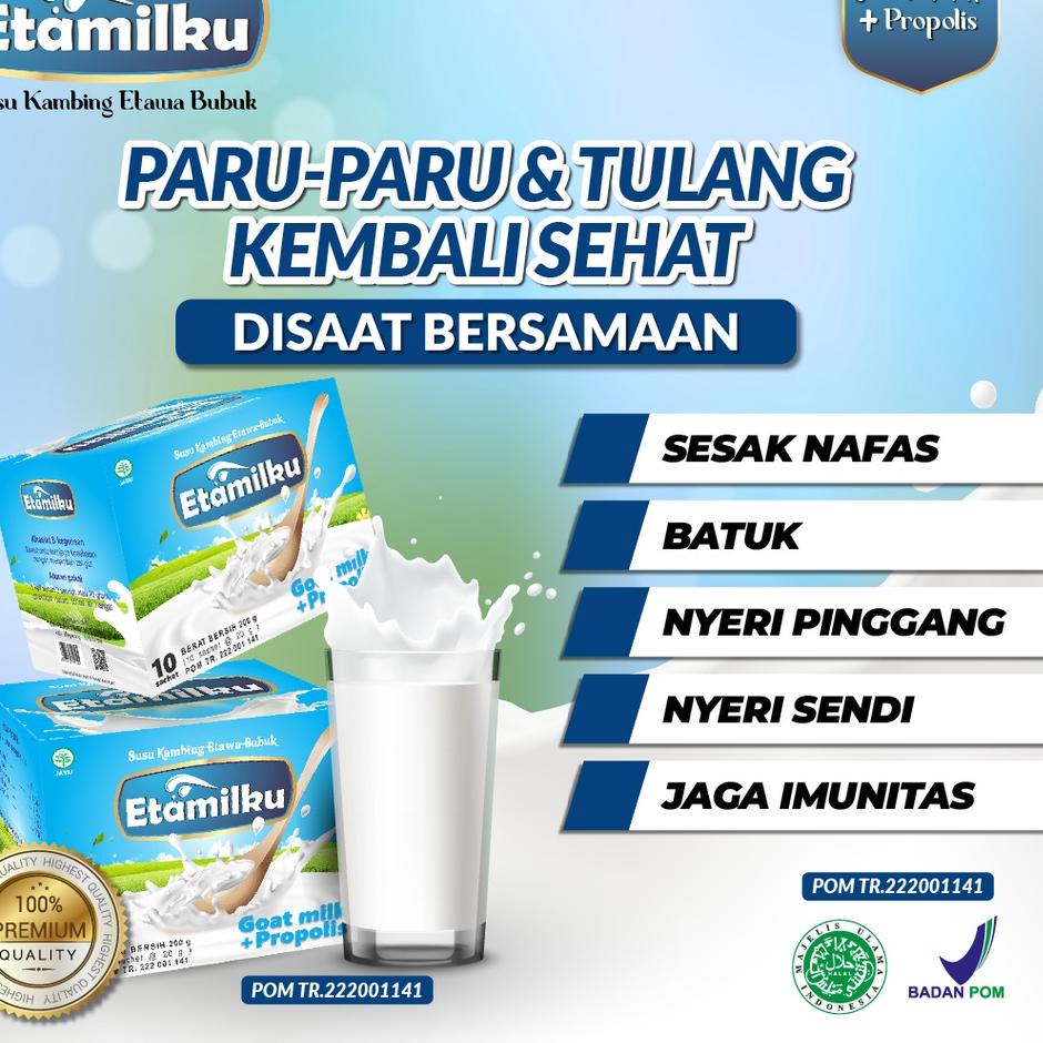 

10.10 Product HOT Susu Kambing Etawa Bubuk | ETAMILKU | Skygoat Goat | Etapro | Goatfit | Daymilk !!!