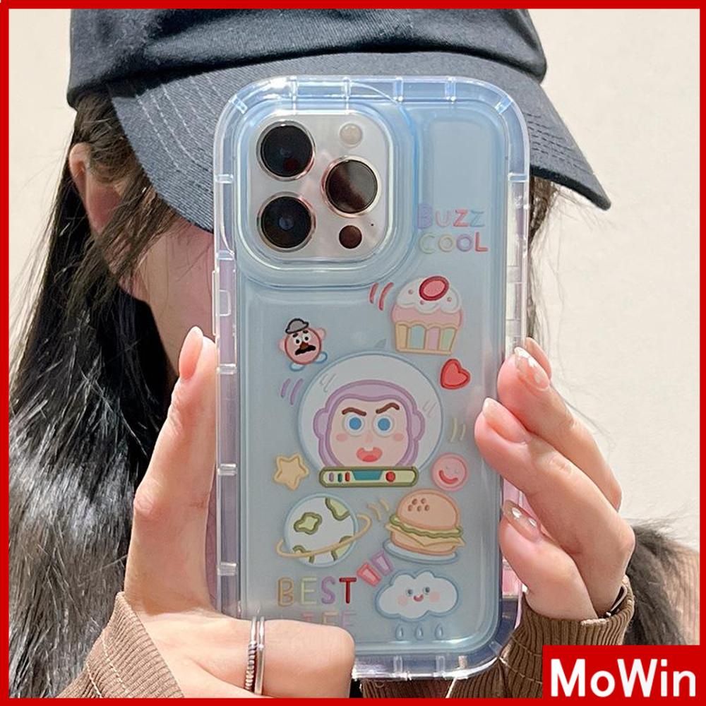 For iPhone 14 Pro Max iPhone Case Soft Case TPU Clear Case Airbag Shockproof Protection Camera Cartoon Cute Compatible For iPhone 13 Pro Max 12 Pro Max 11 Pro Max 7plus XR xs max