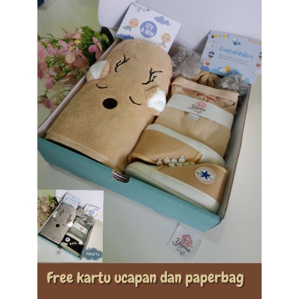 yama giftbox hampers bayi parsel kado kelahiran handuk jumper bayi