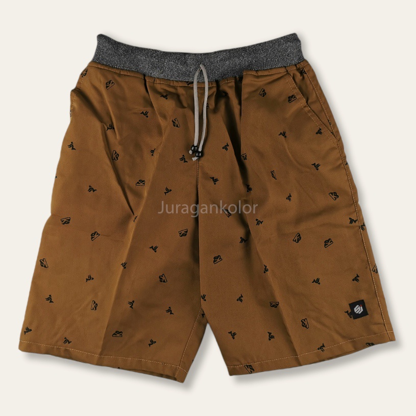 Celana Pendek Pria Dewasa Motif Chino Short Pants Cowok Rib Kekinian