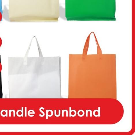 

GOODIE BAG SPUNBOND HANDLE LUSINAN 38x45 / Tas Belanja Murah