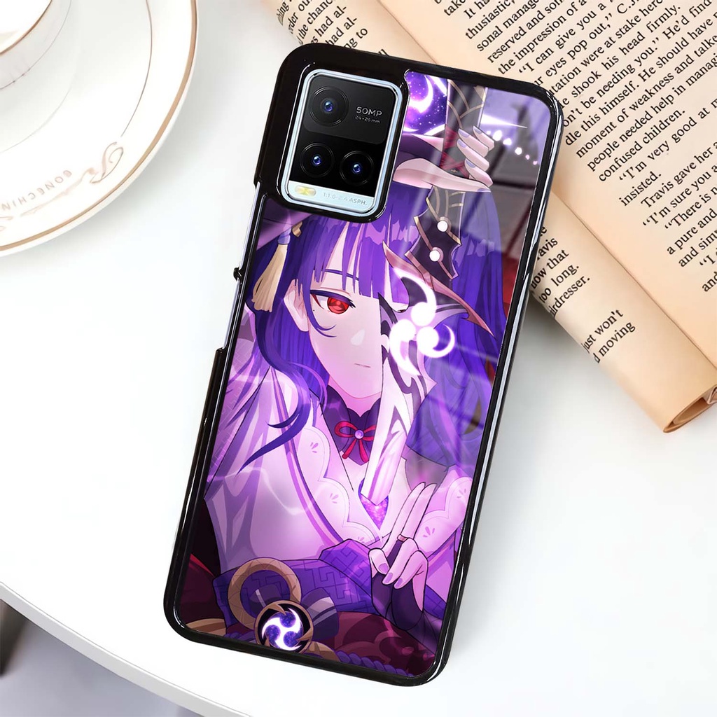 Case Glossy Kilau Vivo Y21 Y21S | Y21T Y21A | Y33S Y33T  | Casing Pelindung Hp | Motif Genshin