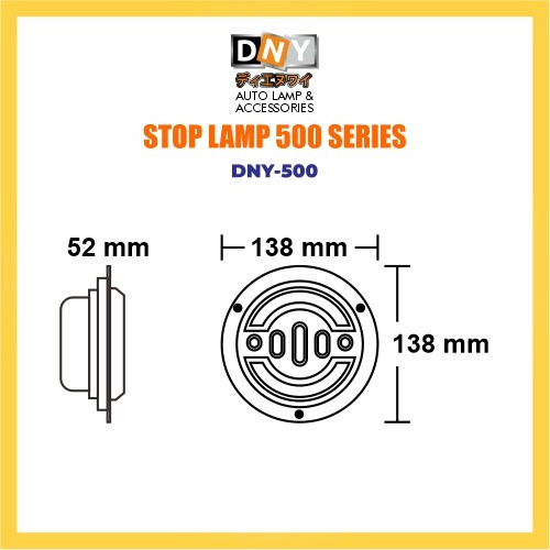 LAMPU STOP UNIVERSAL DNY-500