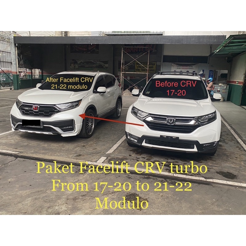 Paket Facelift Honda CRV turbo 17-20 to CRV turbo 21-22 facelift standar full baru