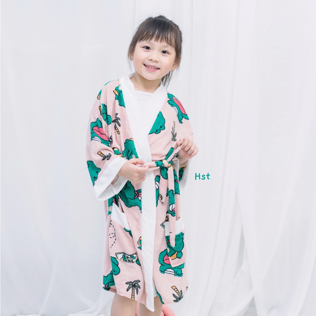 LIMITED Edition !!! Kimono Handuk Anak HST  ``Dillo si buaya gemesin``  (2 tahun-15 Tahun)