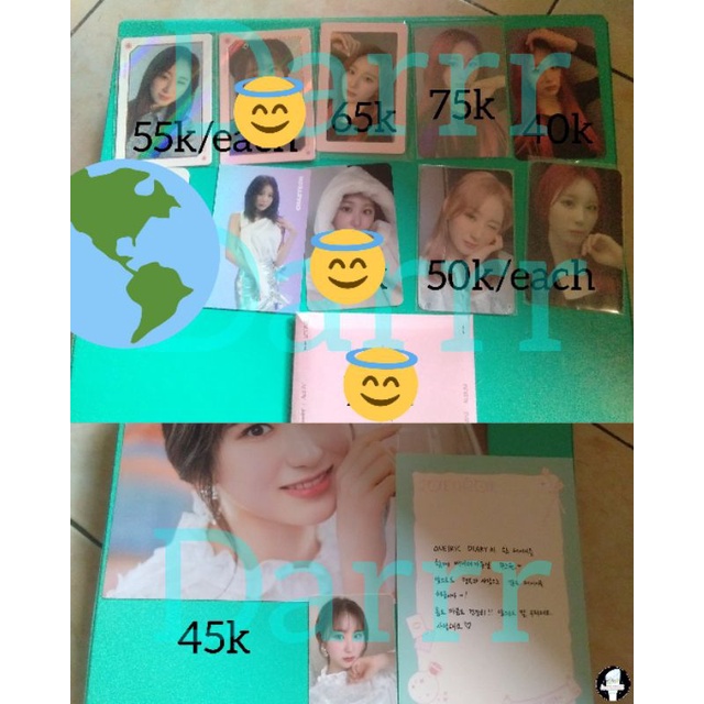 photocard/trading card lee chaeyeon IZ*ONE (baca deskripsi)