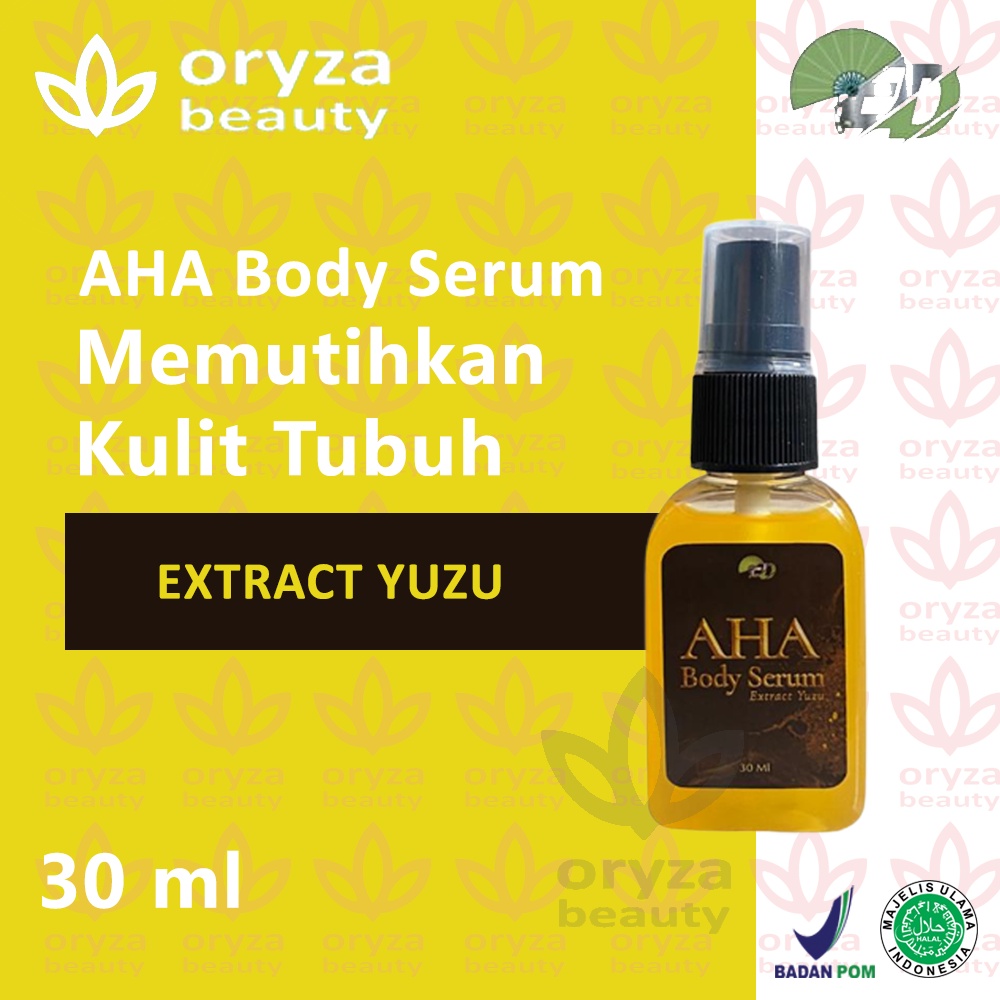 ELD AHA Body Serum With Extract Yuzu / Body Serum / Serum Badan / Serum Pemutih / Serum Whitening