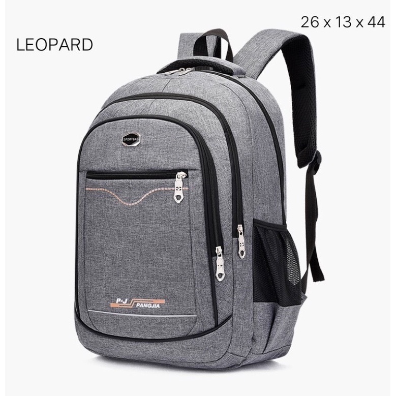 TAS PUNGGUNG BACKPACK PRIA KERJA KANTOR OLAHRAGA KASUAL SEKOLAH SMP SMA KULIAH SLOT LAPTOP TABLET POLO