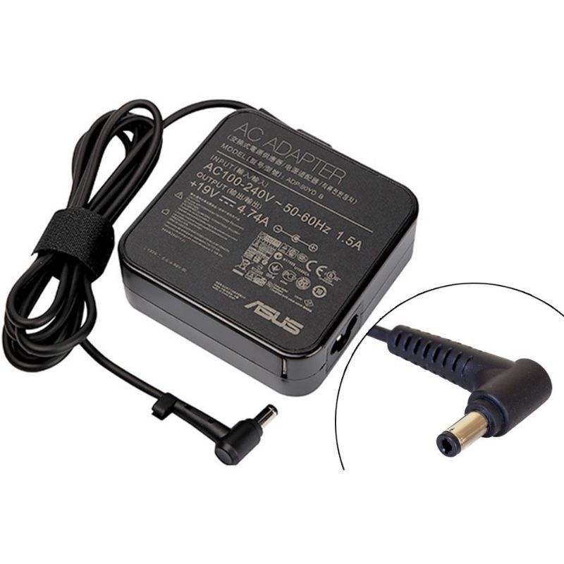 Adaptor Casan Charger Asus 19v 4.74a 100-240v 5.5x2.5mm Plus Kabel Power