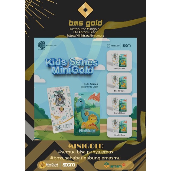 MiniGold Gift Series 0.025 gr, 0.05 gr & 0.1 gr (NEW Idul Fitri series)