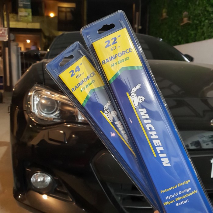 {BEKAS} Wiper Michelin RAINFORCE HYBRID Set Sepasang Berkualitas