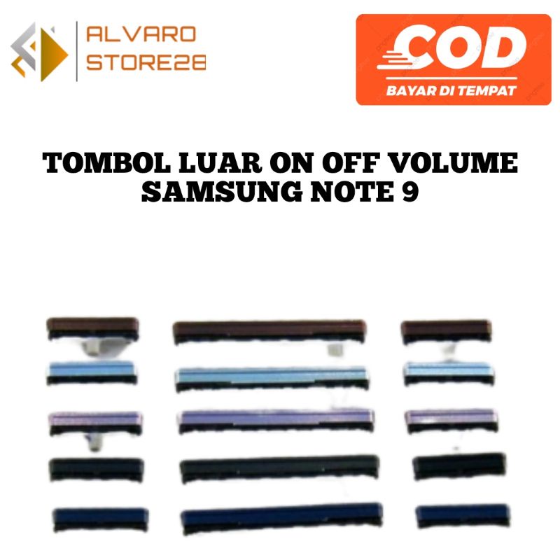 Tombol power on off atau Bixby berikut volume untuk Samsung Note 9 SM N960