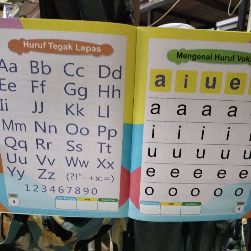 buku aku pintar belajar  untuk paud tk dan sd ukuran besar (21x28cm)