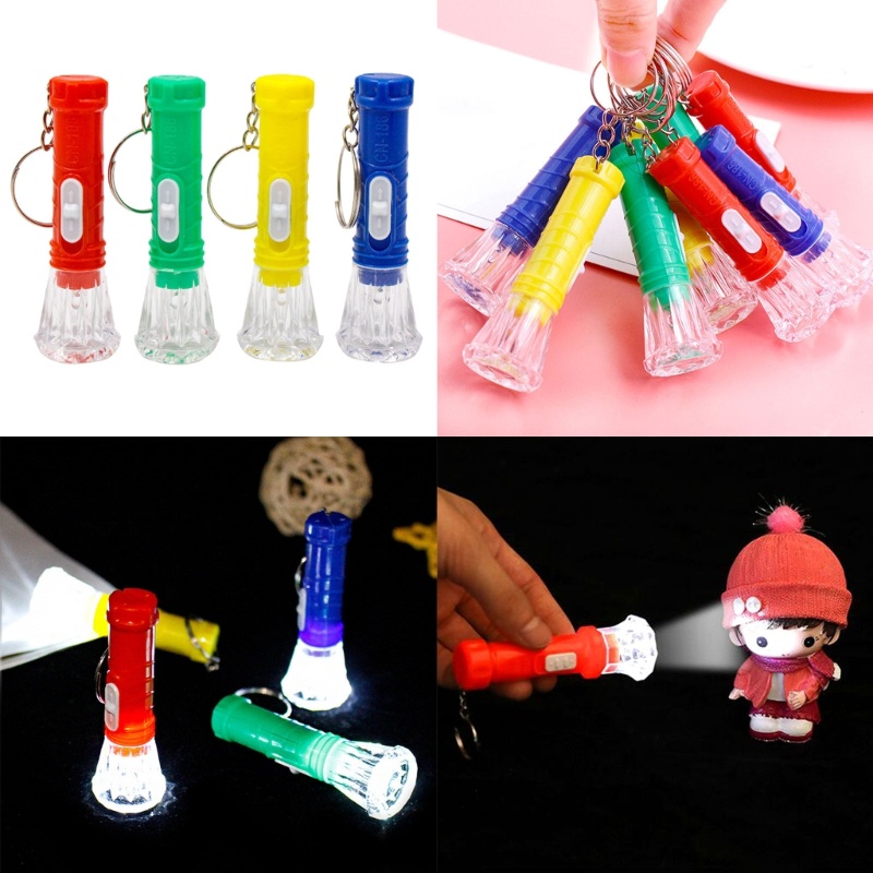 Mary Keychain Flashlight Powered Bright White Lighting Lampu Gantungan Kunci LED Untuk Camping, Hiking, Aktivitas Outdoor