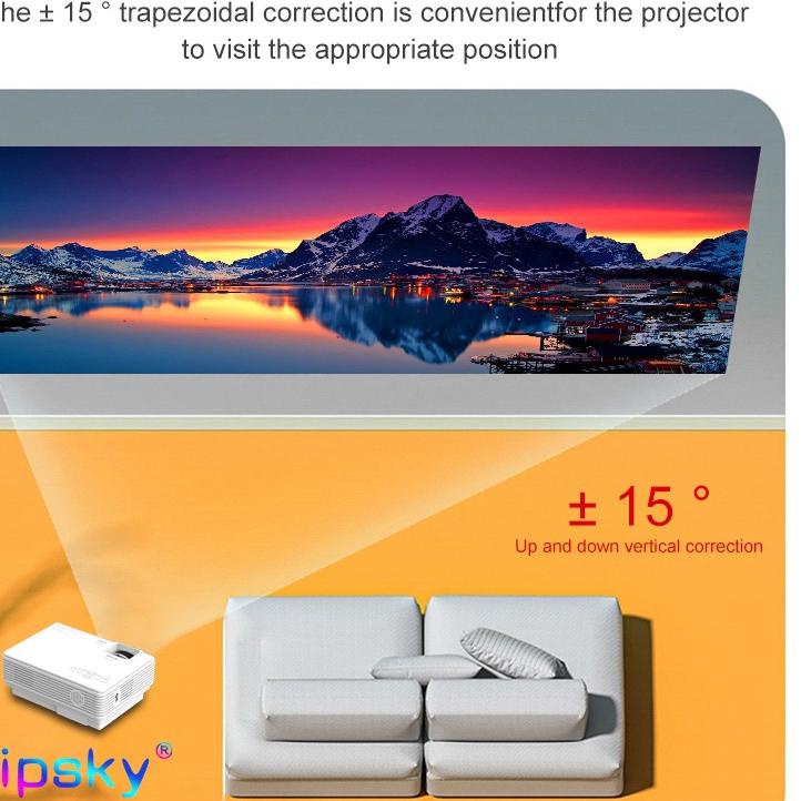 TRXt0T4f--Tripsky Proyektor T5 4500 Lumens Proyektor Mini Theater Rumah Pintar LED Home Theater Duku