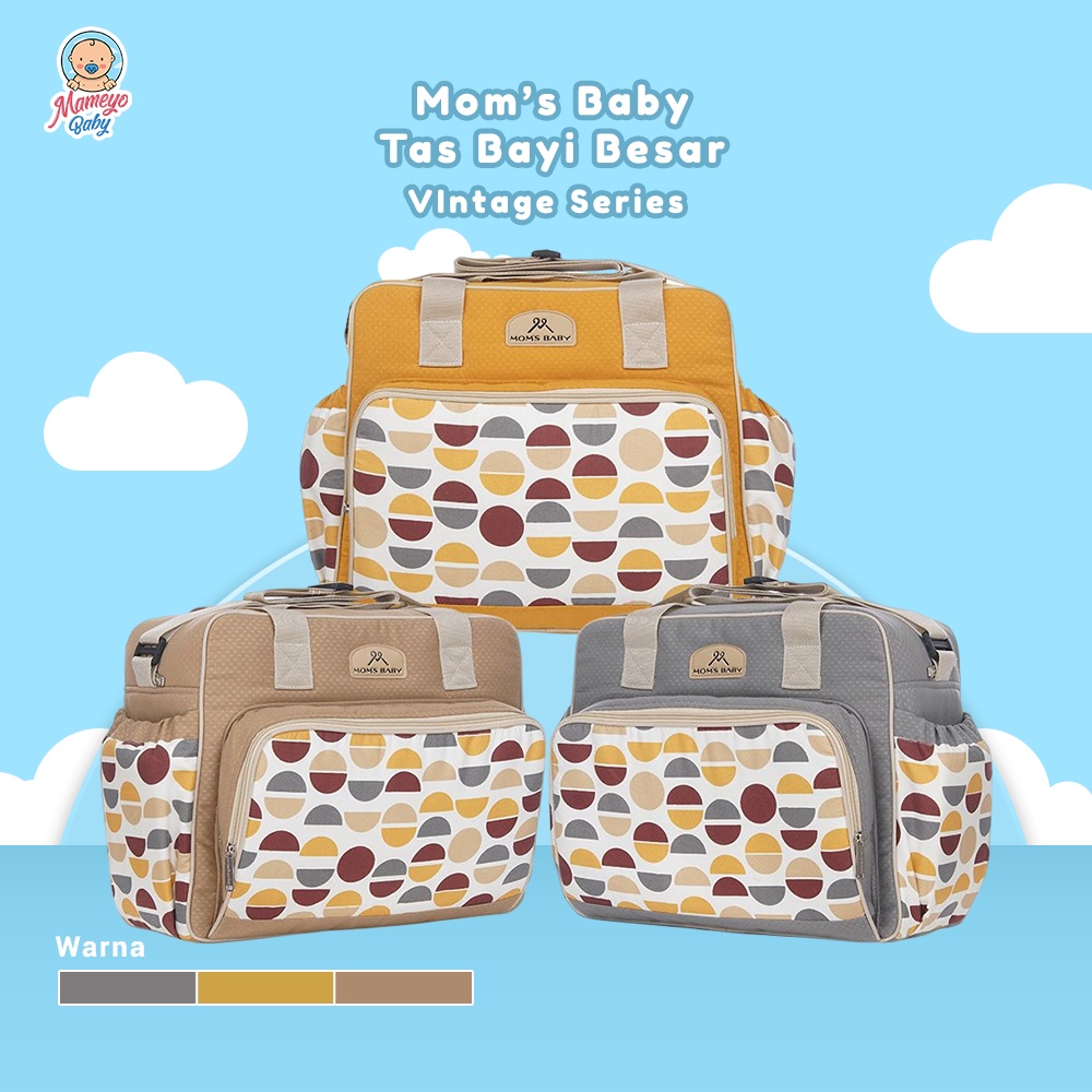 Tas Bayi Besar Mom's Baby Vintage Series MBT3048