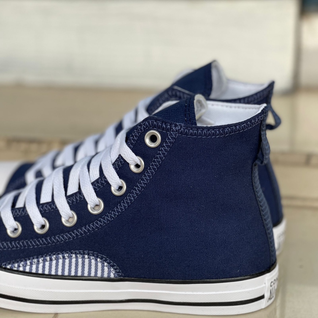 Converse CTAS HI Hickory Stripe Midnight Navy
