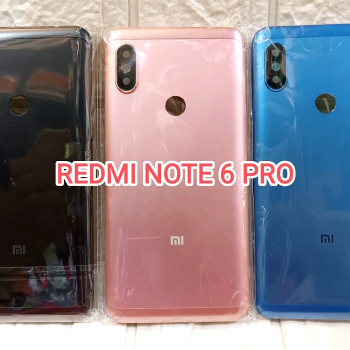 TUTUP BELAKANG REDMI NOTE 6 PRO CASING REDMI NOTE 6 PRO BACKDOOR REDMI